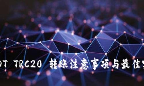 USDT TRC20 转账注意事项与最佳实践